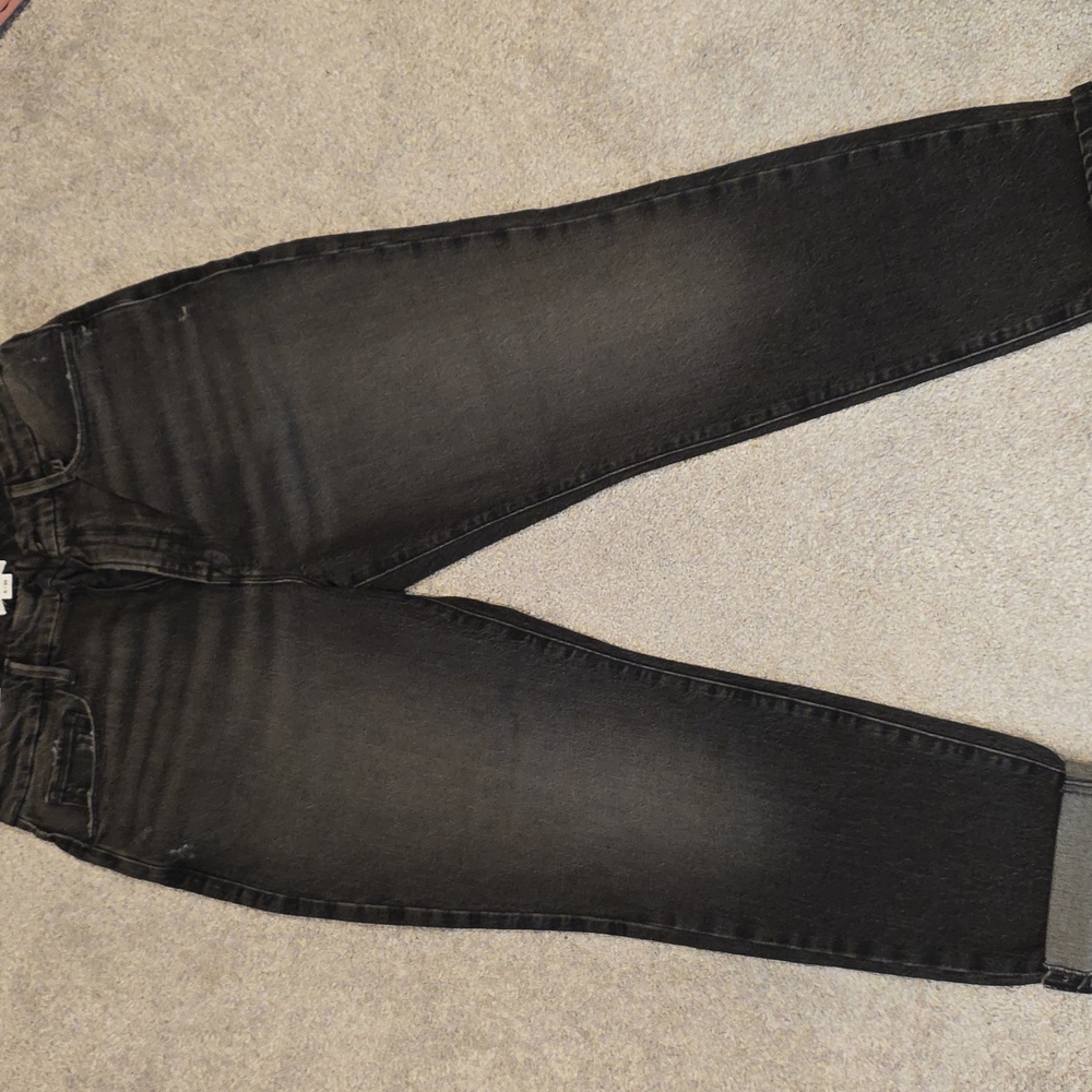 Good American Charcoal Black Denim Jeans